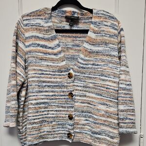 Lane Bryant  Multicolor Button-Front Cardigan Size 18/20
